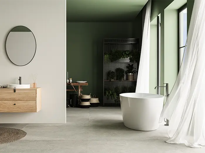 Grüner Trend im Badezimmer | Wellness-Oase mit natürlichen Akzenten!