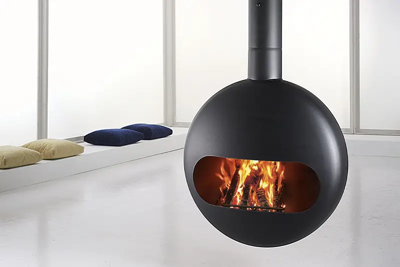 moderner, futuristischer Heizkessel in Kugelform von der Rieger – Ihre Bäderschmiede