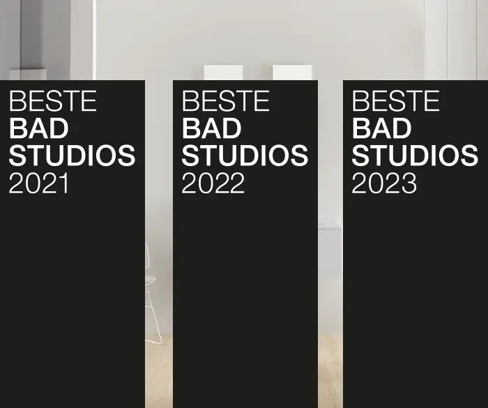 Beste Bad Studios Auszeichnungen aus 2021, 2022 und 2023 von der Rieger – Ihre Bäderschmiede